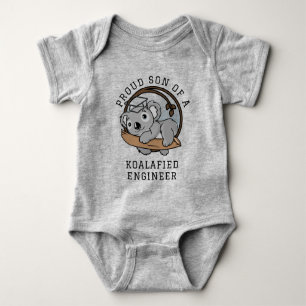 Graduation 2023 Baby Koala Engineer Grad Custom Baby Bodysuit