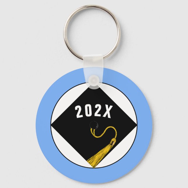Graduation 2023 Senior Class Keepsake Gift Key Ring (Front)