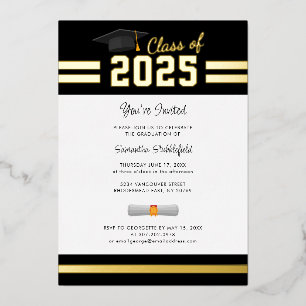 Graduation 2024 Grad Party Gold