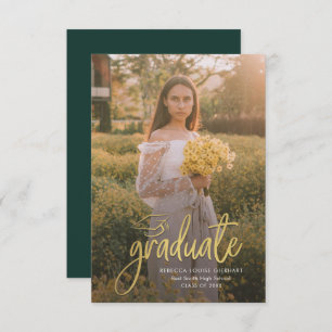 Graduation 2024 Grad Photo Open House Party Enclosure Card