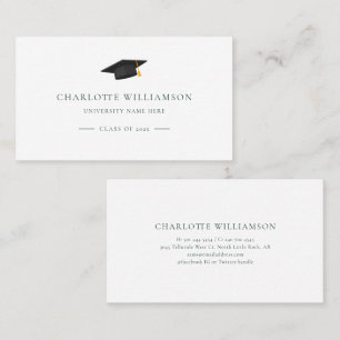 Graduation 2024 Modern Graduate Business Card