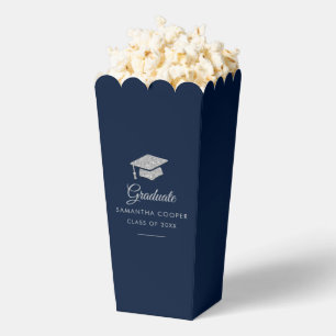 Graduation 2024 Navy Blue Grad Party Custom Favour Box