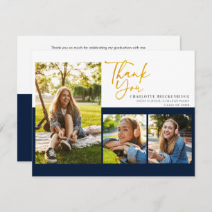 Graduation 2024 Photo Collage Graduate Thank You