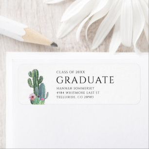 Graduation 2025 Botanical Return Address