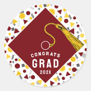 Graduation 2025 Classic Round Sticker
