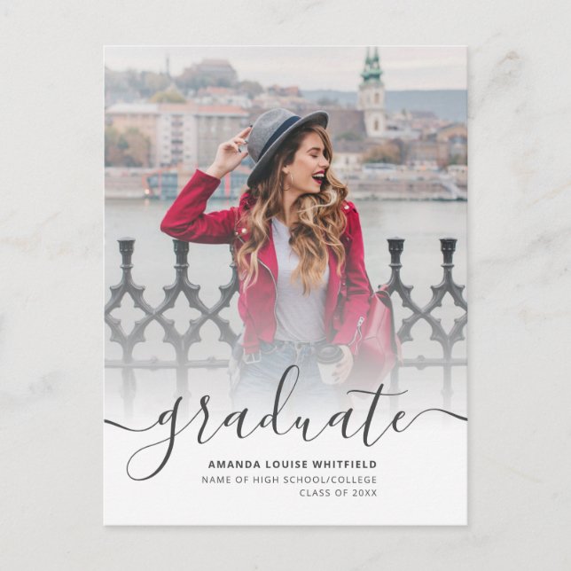 Graduation 2025 Grad Photo Announcement (Front)