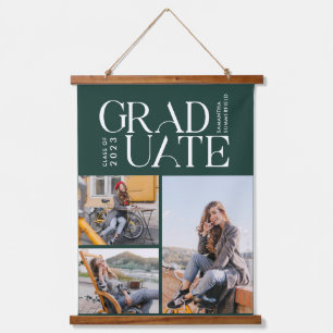Graduation 2025 Grad Photo Collage Keepsake Hanging Tapestry