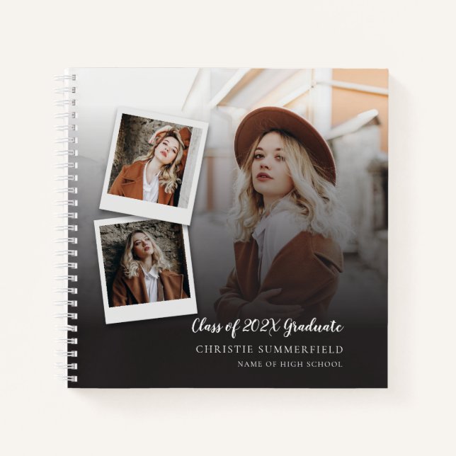 Graduation 2025 Grad Photos Script Guest Notebook (Front)
