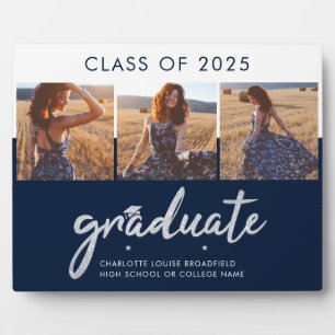 Graduation 2025 Grad Photos Script Keepsake Custom Plaque