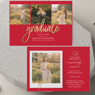 Graduation 2025 Grad Photos Senior Announcement