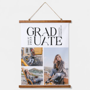 Graduation 2025 Graduate Photo Collage Keepsake Hanging Tapestry