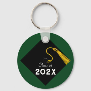Graduation 2025 Green Keepsake Key Ring