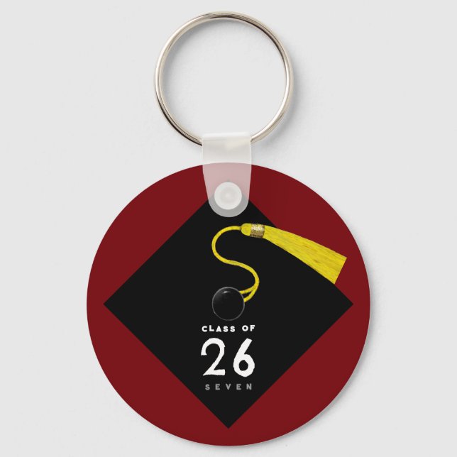 Graduation 2025 Keepsake Gift Key Ring (Front)