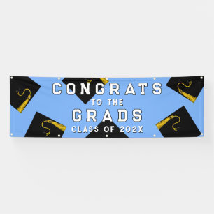 Graduation 2025 Light Blue Banner