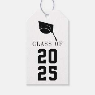 Graduation 2025 Minimalist Modern Grad Gift Tags