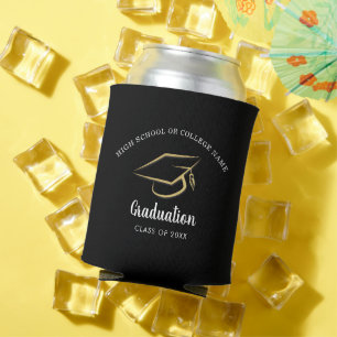 Graduation 2025 Minimalist Script Can Cooler