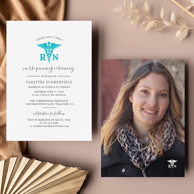 Graduation 2025 Nurse Pinning Ceremony Invitation (Nurse Pinning Graduation Ceremony 2024 Invitation)