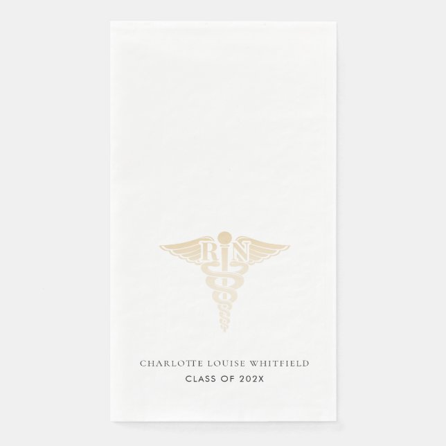 Graduation 2025 Nurse Pinning Party Napkin (Front)