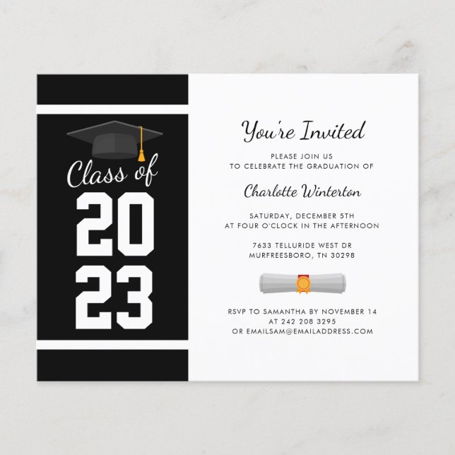 Graduation 2025 Party Invitation (Front)