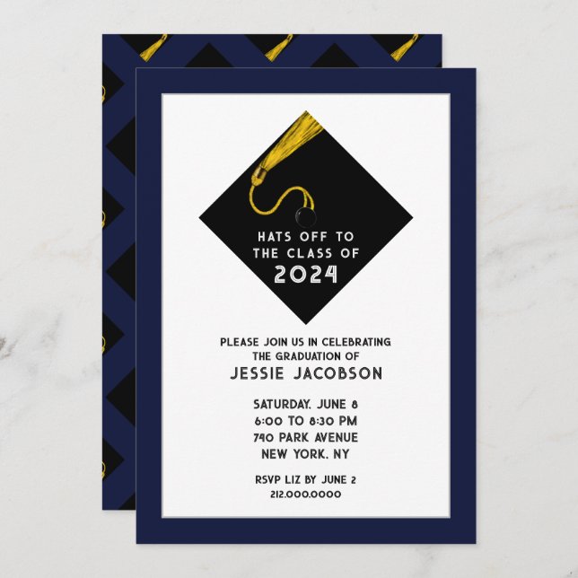 Graduation 2025 Party Invitation (Front/Back)