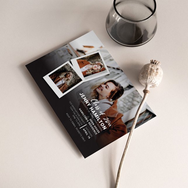 Graduation 2025 Party Photo Script Graduate Invitation (Creator Uploaded)