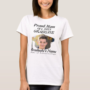 Graduation 2025 - Personalised Proud Mum T-Shirt