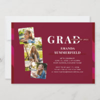Graduation 2025 Photo Collage Grad Party