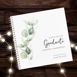 Graduation 2025 Photo Eucalyptus Grad Guest Book