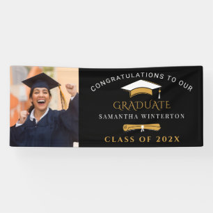 Graduation 2025 Photo Grad Party Banner