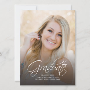 Graduation 2025 Photo Grad Party Invitation