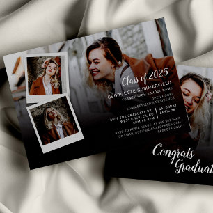 Graduation 2025 Photo Grad Party Invitation