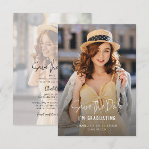 Graduation 2025 Photos Save the Date Announcement