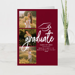Graduation 2025 Photos Silver Foil Announcement