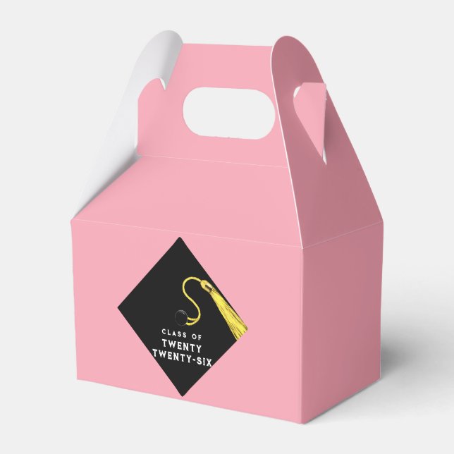 Graduation 2025 Pink Favour Box (Front Side)