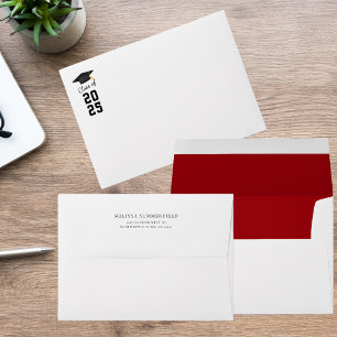 Graduation 2025 Return Addressed Custom Envelope
