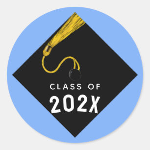 Graduation 2026 classic round sticker
