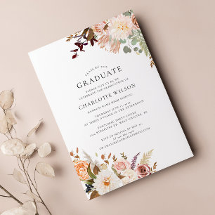 Graduation 2026 Floral Grad Party Invitation