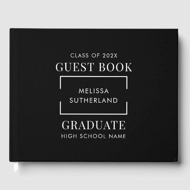 Graduation 2026 Grad Party Guest Book (Front)