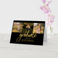 Graduation 2026 Grad Photo Foil Announcement