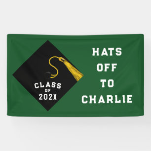 Graduation 2026 Green Banner