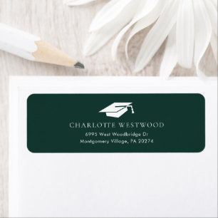 Graduation 2026 Green Return Address