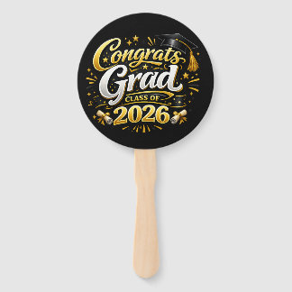 Graduation 2026 hand fan