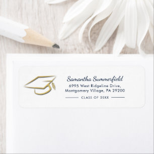 Graduation 2026 Modern Return Address