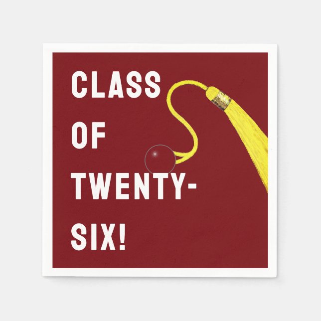 Graduation 2026 napkin (Front)
