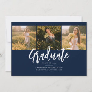 Graduation 2026 Photo Collage Grad Announcement