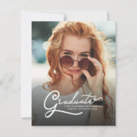 Graduation 2026 Photo Grad Party Invitation