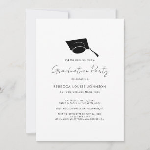 Graduation 2026 Script Elegant Grad Party Invitation