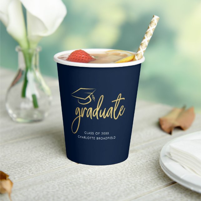 Graduation 2026 Script Grad Party Paper Cups (Insitu)