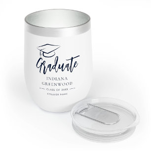 Graduation 2026 Script Personalised Grad Navy Blue