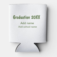 Graduation 20XX add year name school green modern 